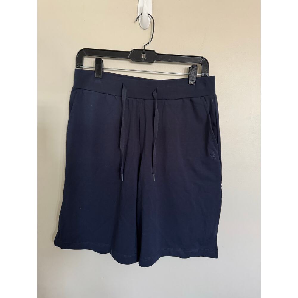 NWOT Women’s Cozy Earth Ultrasoft Bermuda Pajama Shorts in Navy SZ M - Picture 4 of 6